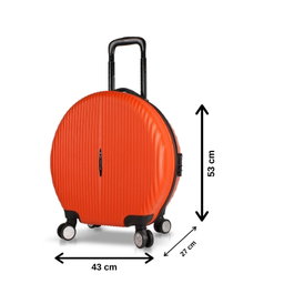 Zoozie Bags Maleta ABS Naranja